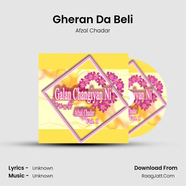 Gheran Da Beli MP3 Song by Afzal Chadar Cover