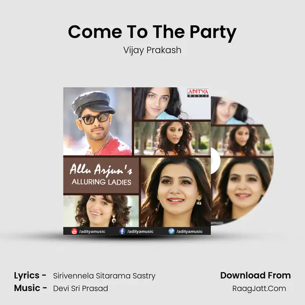 Come To The Party MP3 Song by Vijay Prakash Cover