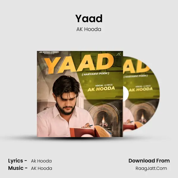 Yaad MP3 Song by AK Hooda Cover