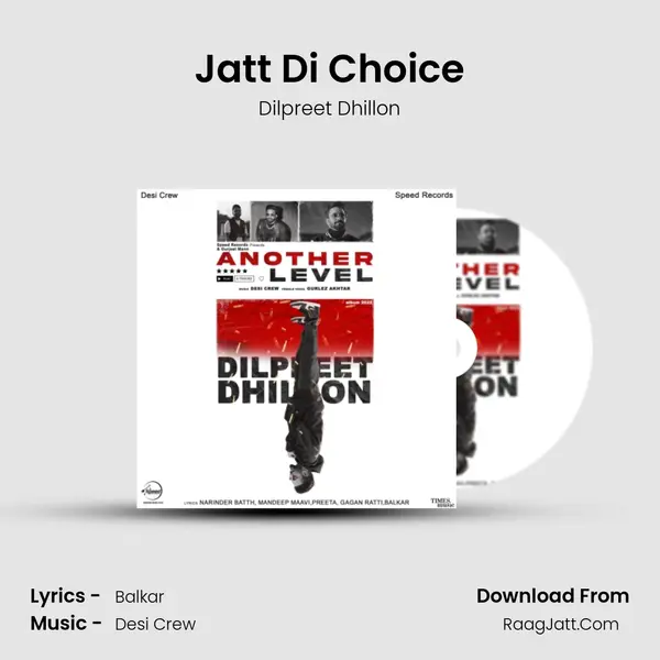 Jatt Di Choice MP3 Song by Dilpreet Dhillon Cover