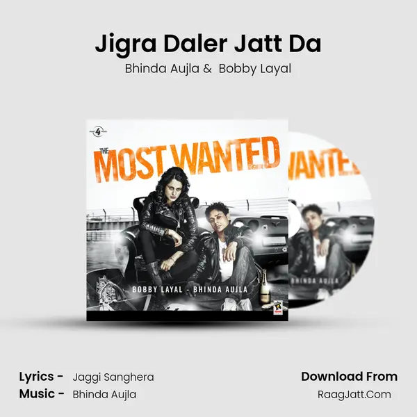 Jigra Daler Jatt Da MP3 Song by Bhinda Aujla Cover