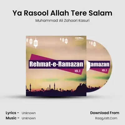 Ya Rasool Allah Tere Salam MP3 Song by Muhammad Ali Zahoori Kasuri Cover