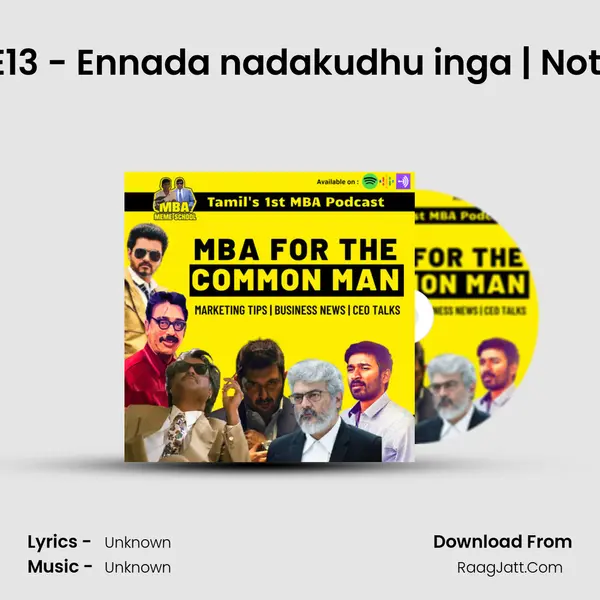 â€ C2E13 - Ennada nadakudhu inga | Note Panra MP3 Song by  Cover