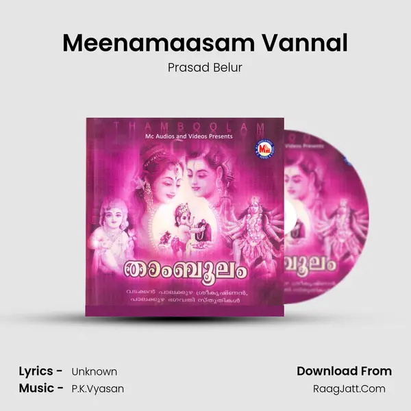 Meenamaasam Vannal MP3 Song by Prasad Belur Cover