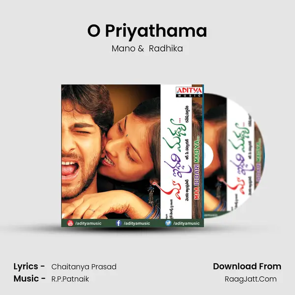 O Priyathama MP3 Song by Mano Cover
