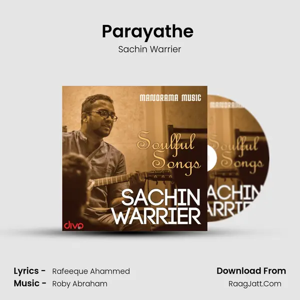 Parayathe (From - Rasputin) MP3 Song by Sachin Warrier Cover