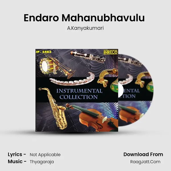 Endaro Mahanubhavulu (Violin) MP3 Song by A.Kanyakumari Cover