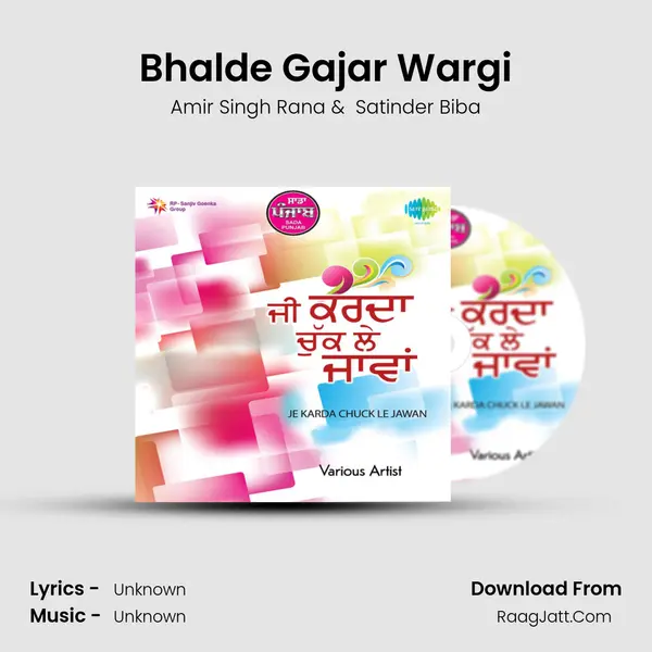 Bhalde Gajar Wargi MP3 Song by Amir Singh Rana Cover