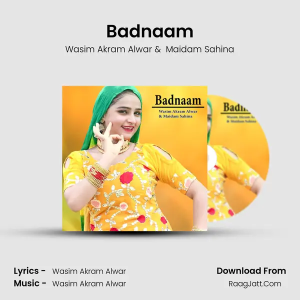 Badnaam MP3 Song by Wasim Akram Alwar Cover