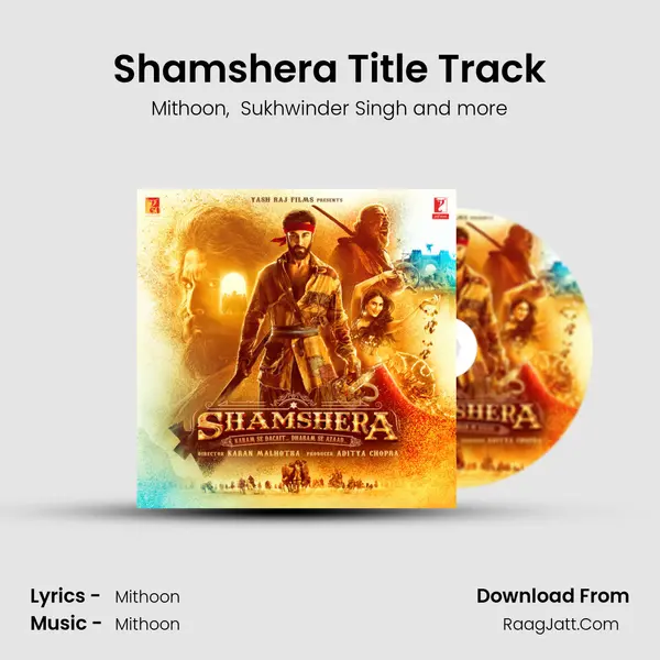 Shamshera Title Track MP3 Song by Mithoon Cover