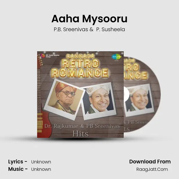 Aaha Mysooru MP3 Song by P.B. Sreenivas Cover