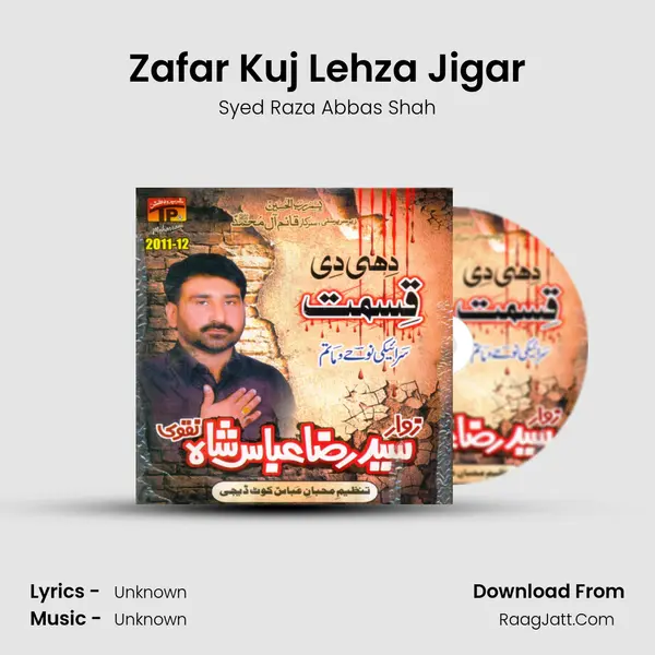 Zafar Kuj Lehza Jigar MP3 Song by Syed Raza Abbas Shah Cover