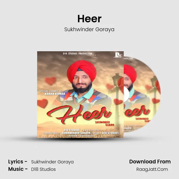 Heer MP3 Song by Sukhwinder Goraya Cover