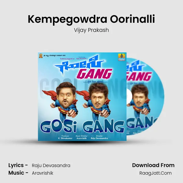 Kempegowdra Oorinalli MP3 Song by Vijay Prakash Cover