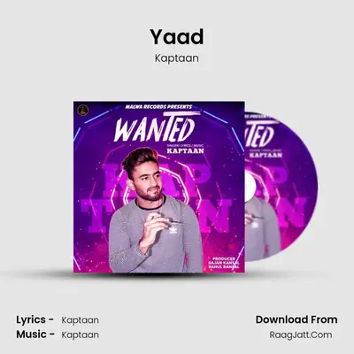 Yaad MP3 Song by Kaptaan Cover