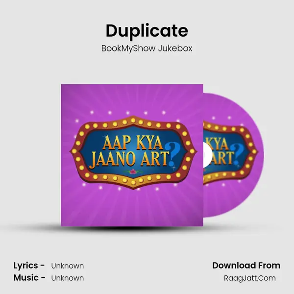 Duplicate MP3 Song by BookMyShow Jukebox Cover