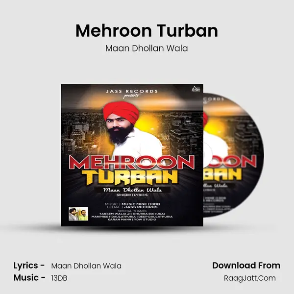 Mehroon Turban - Maan Dhollan Wala