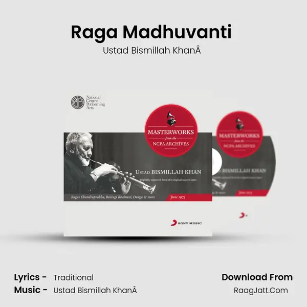 Raga Madhuvanti (Live) MP3 Song by Ustad Bismillah KhanÂ  Cover