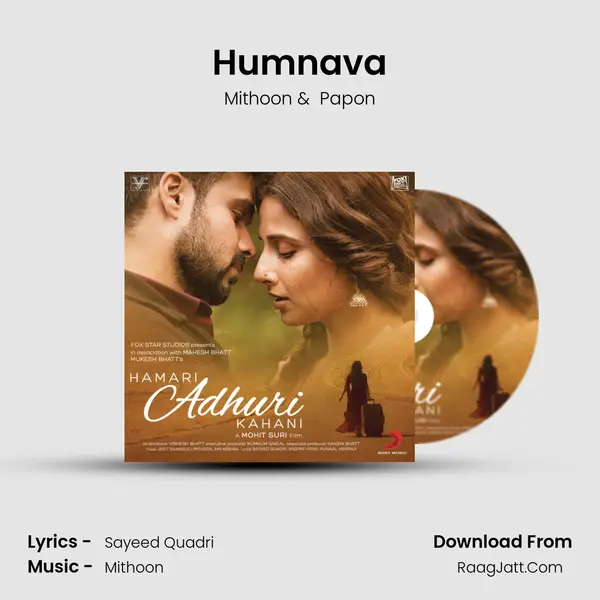 Humnava MP3 Song by Mithoon Cover
