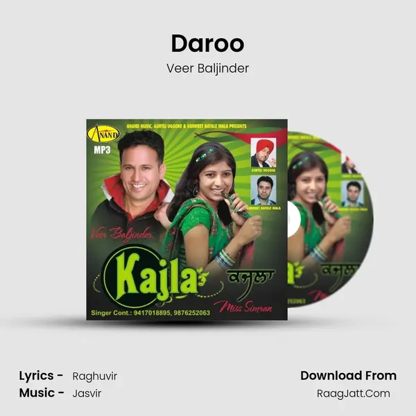 Daroo MP3 Song by Veer Baljinder Cover