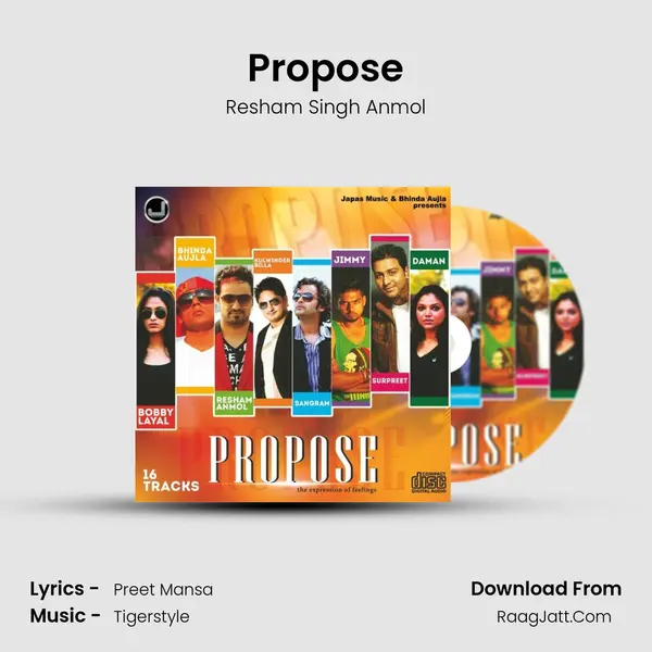 Propose MP3 Song by Resham Singh Anmol Cover