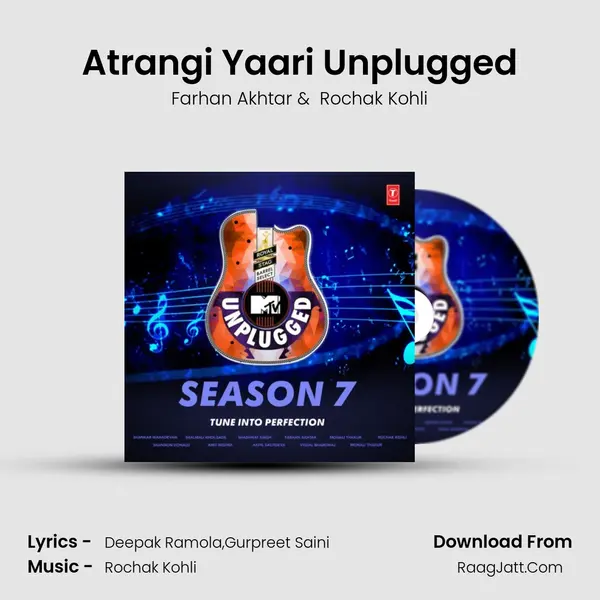 Atrangi Yaari Unplugged MP3 Song by Farhan Akhtar Cover