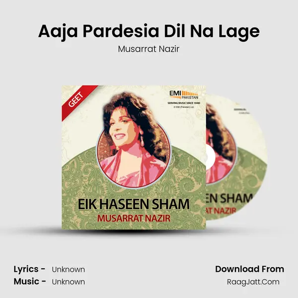 Aaja Pardesia Dil Na Lage MP3 Song by Musarrat Nazir Cover