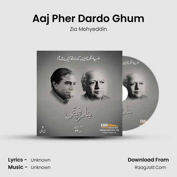 Aaj Pher Dardo Ghum MP3 Song by Zia Mohyeddin Cover