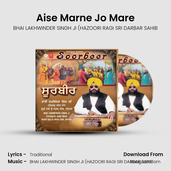 Aise Marne Jo Mare MP3 Song by BHAI LAKHWINDER SINGH JI (HAZOORI RAGI SRI DARBAR SAHIB Cover