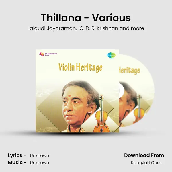 Thillana - Various MP3 Song by Lalgudi Jayaraman Cover