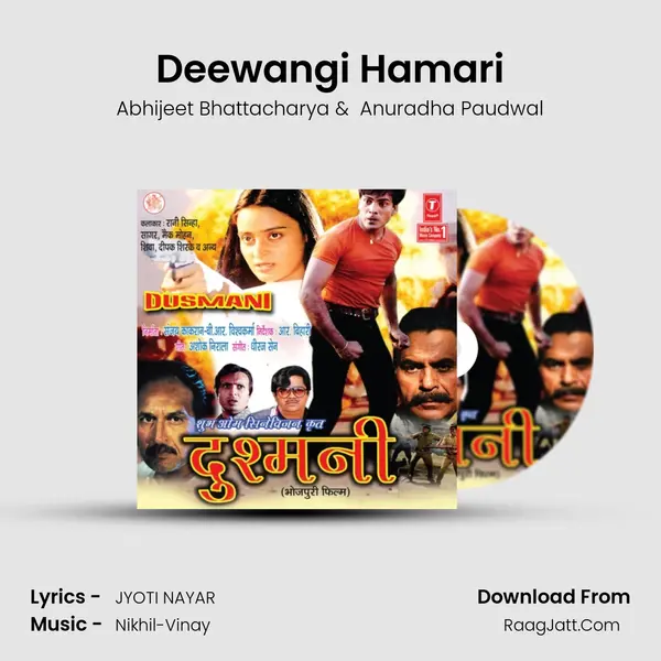 Deewangi Hamari MP3 Song by Abhijeet Bhattacharya Cover