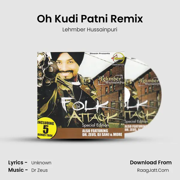 Oh Kudi Patni Remix MP3 Song by Lehmber Hussainpuri Cover