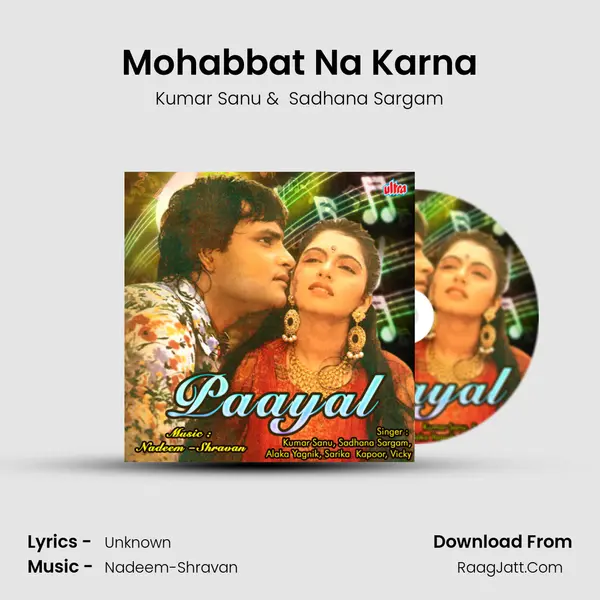 Mohabbat Na Karna MP3 Song by Kumar Sanu Cover