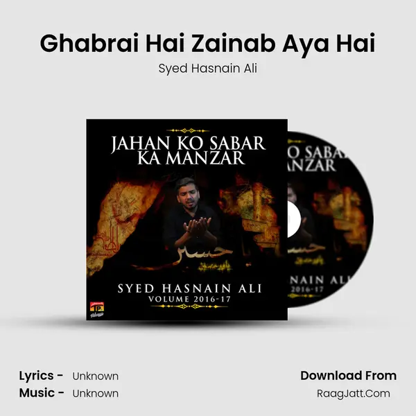 Ghabrai Hai Zainab Aya Hai MP3 Song by Syed Hasnain Ali Cover