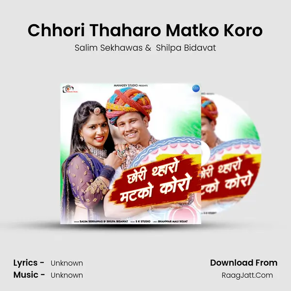 Chhori Thaharo Matko Koro - Single - Salim Sekhawas