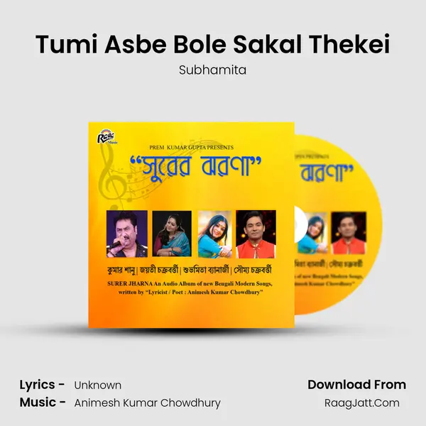 Tumi Asbe Bole Sakal Thekei MP3 Song by Subhamita Cover