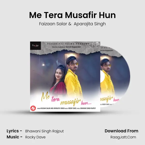 Me Tera Musafir Hun MP3 Song by Faizaan Salar Cover