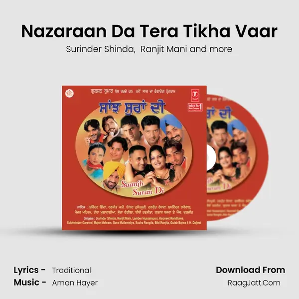 Nazaraan Da Tera Tikha Vaar MP3 Song by Surinder Shinda Cover