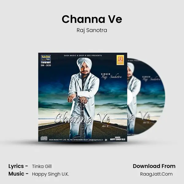 Channa Ve MP3 Song by Raj Sanotra Cover
