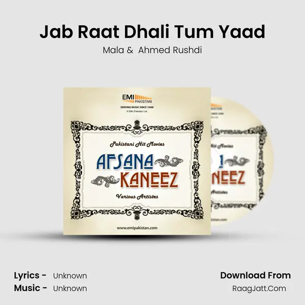 Jab Raat Dhali Tum Yaad MP3 Song by Mala Cover
