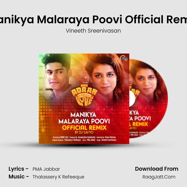 Manikya Malaraya Poovi Official Remix MP3 Song by Vineeth Sreenivasan Cover