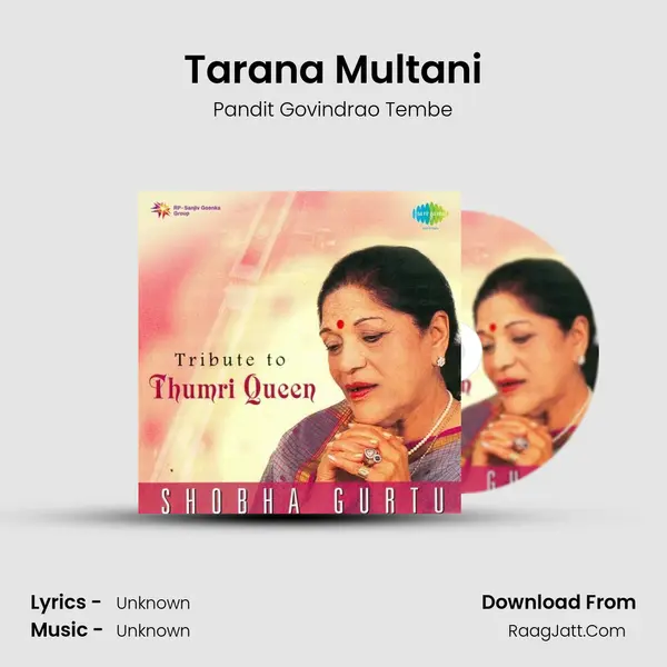 Tarana Multani MP3 Song by Pandit Govindrao Tembe Cover