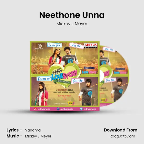 Neethone Unna MP3 Song by Mickey J Meyer Cover