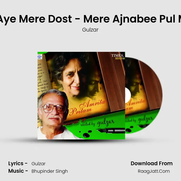 Poems - Aye Mere Dost - Mere Ajnabee Pul Mera Pata MP3 Song by Gulzar Cover