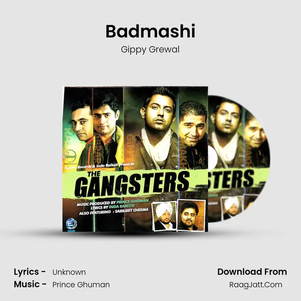 Badmashi MP3 Song by Gippy Grewal Cover