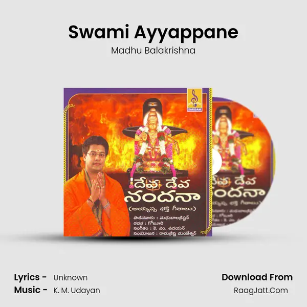 Swami Ayyappane MP3 Song by Madhu Balakrishna Cover