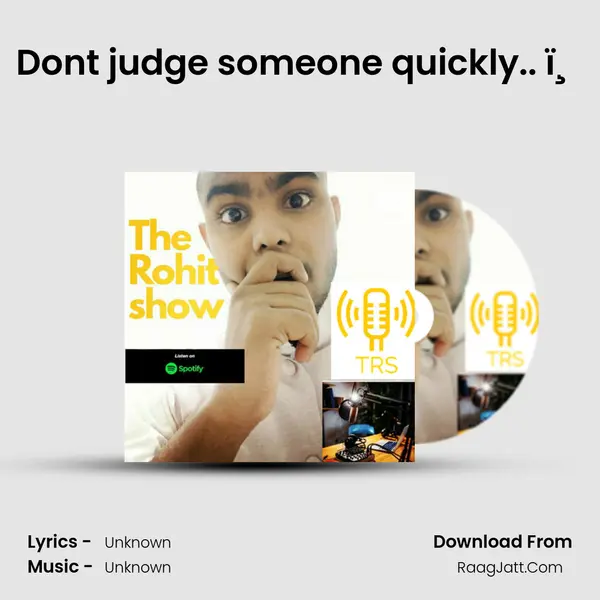 Don't judge someone quickly.. ï¸ MP3 Song by  Cover