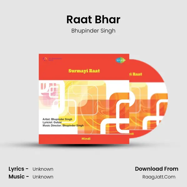 Raat Bhar MP3 Song by Bhupinder Singh Cover