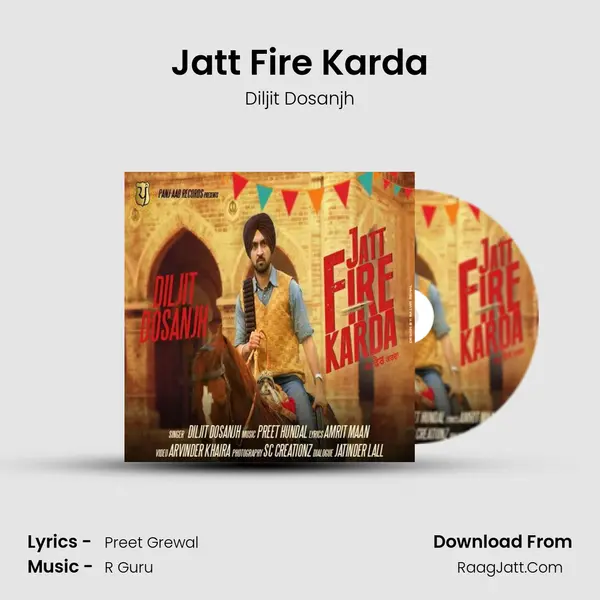 Jatt Fire Karda MP3 Song by Diljit Dosanjh Cover