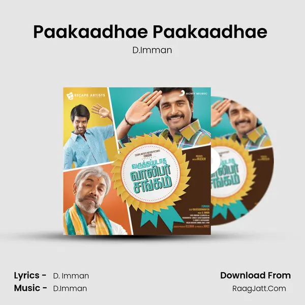 Paakaadhae Paakaadhae (Karaoke) MP3 Song by D.Imman Cover